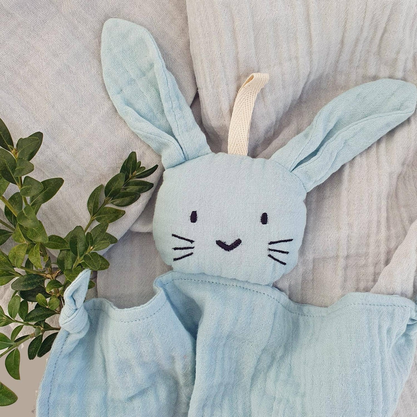 Økologisk Cuddly Rabbit Ice Blue