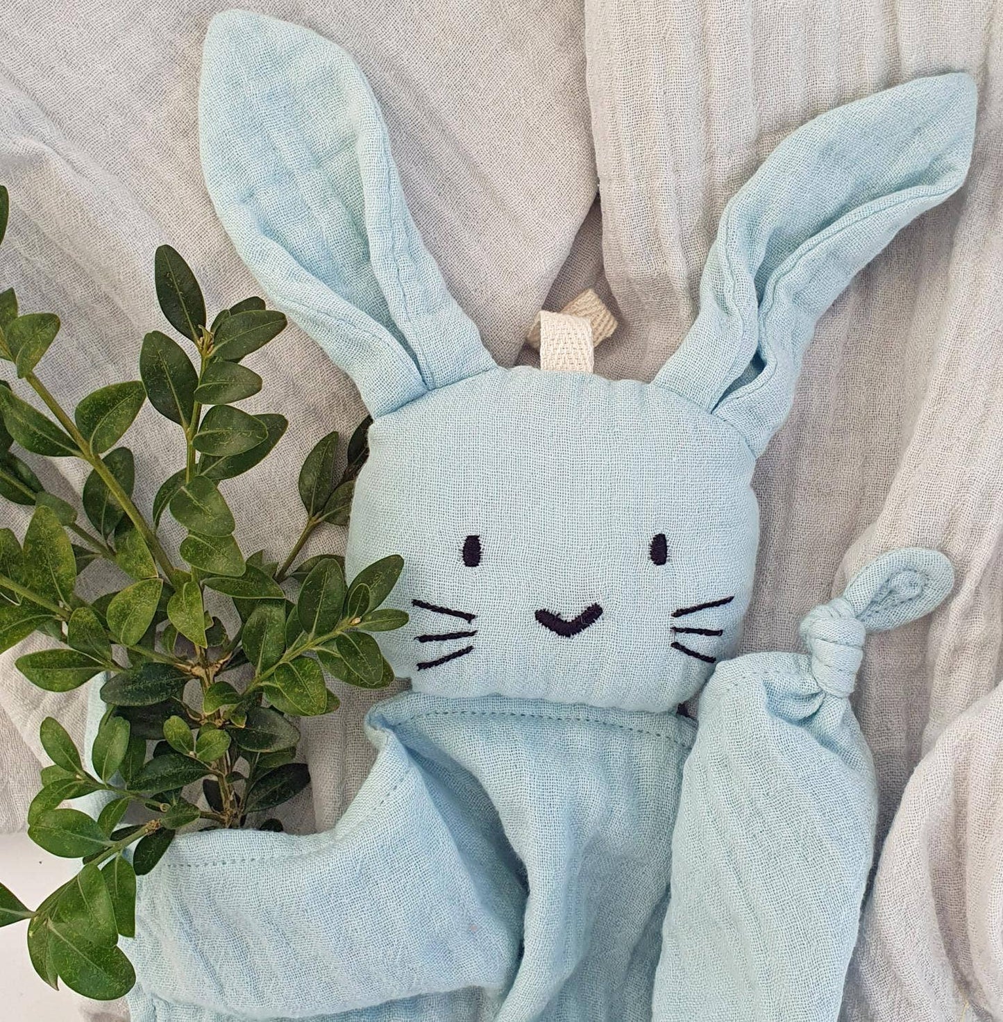 Økologisk Cuddly Rabbit Ice Blue