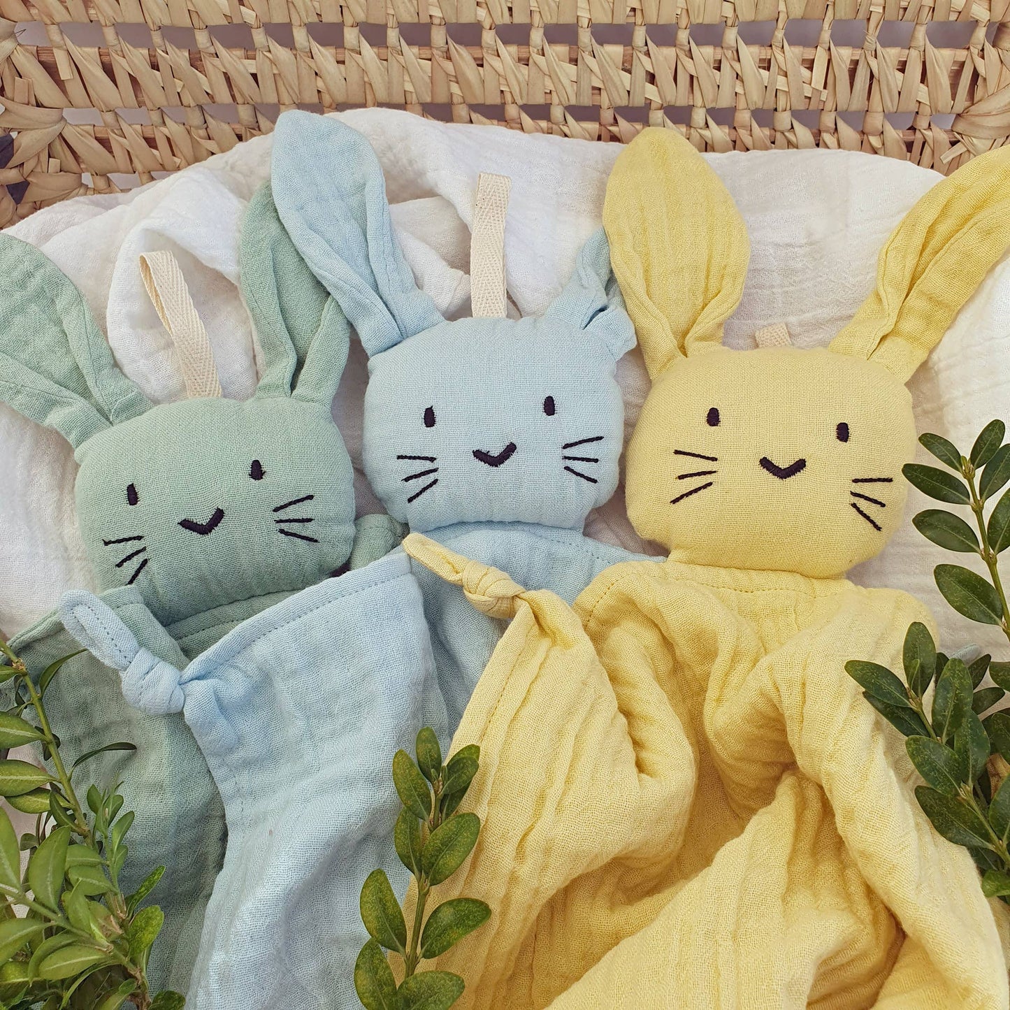 Økologisk Cuddly Rabbit Ice Blue