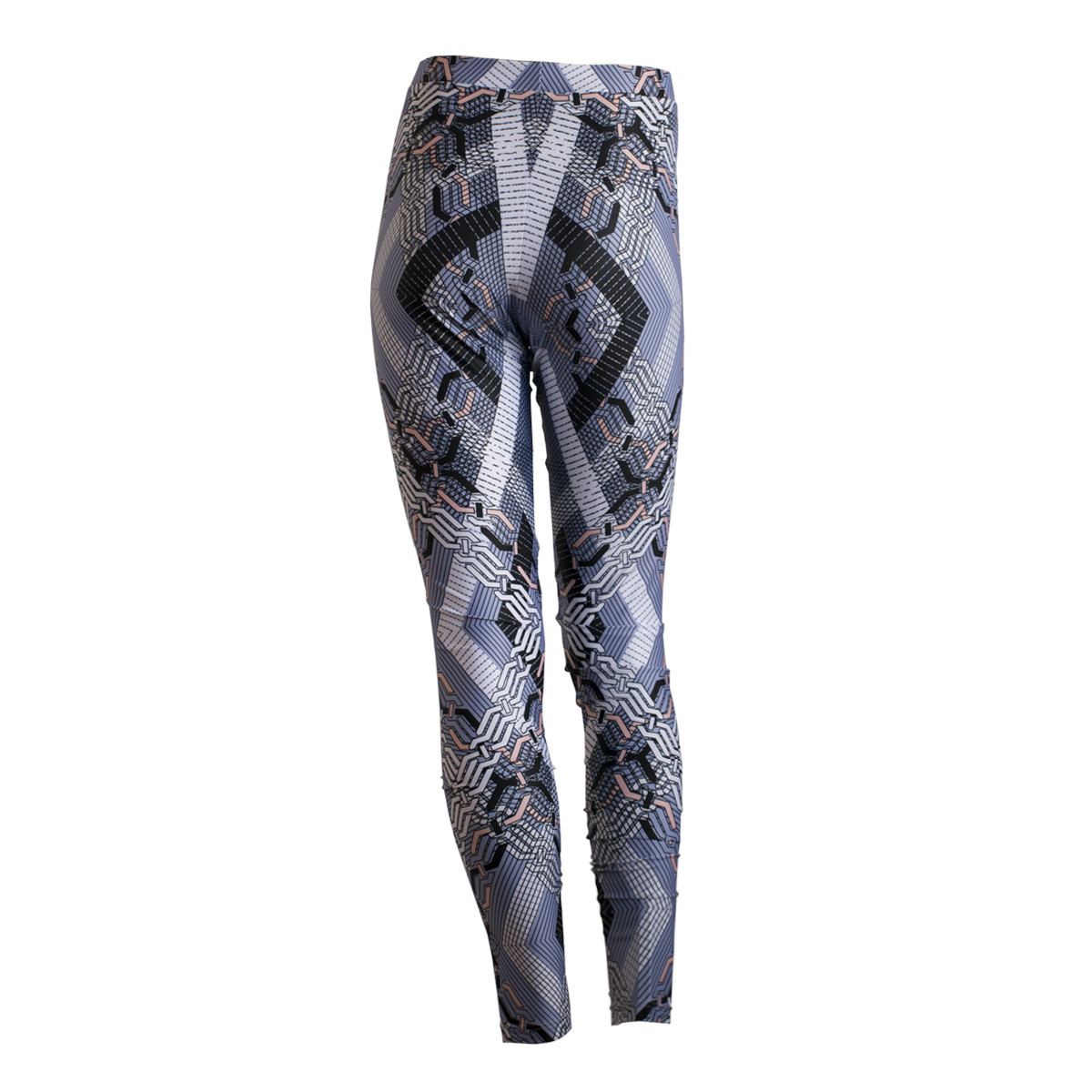 Blue Geometry leggings