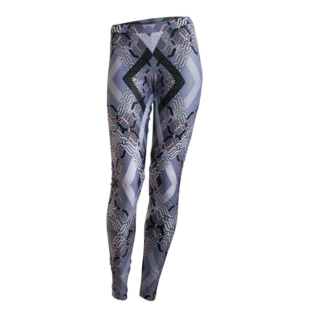 Blue Geometry leggings