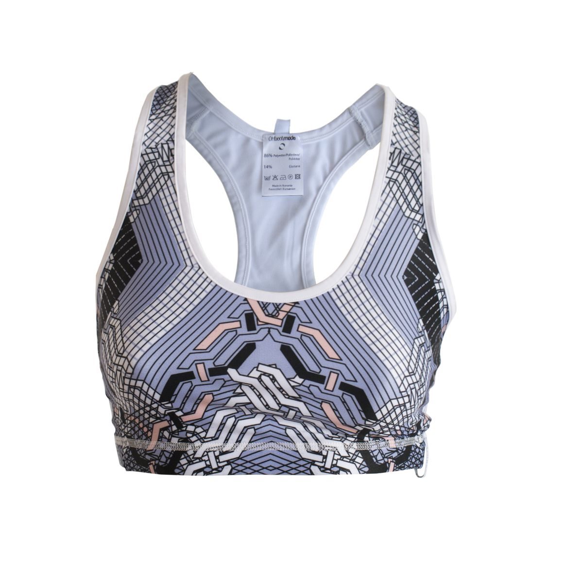 Blue geometry top