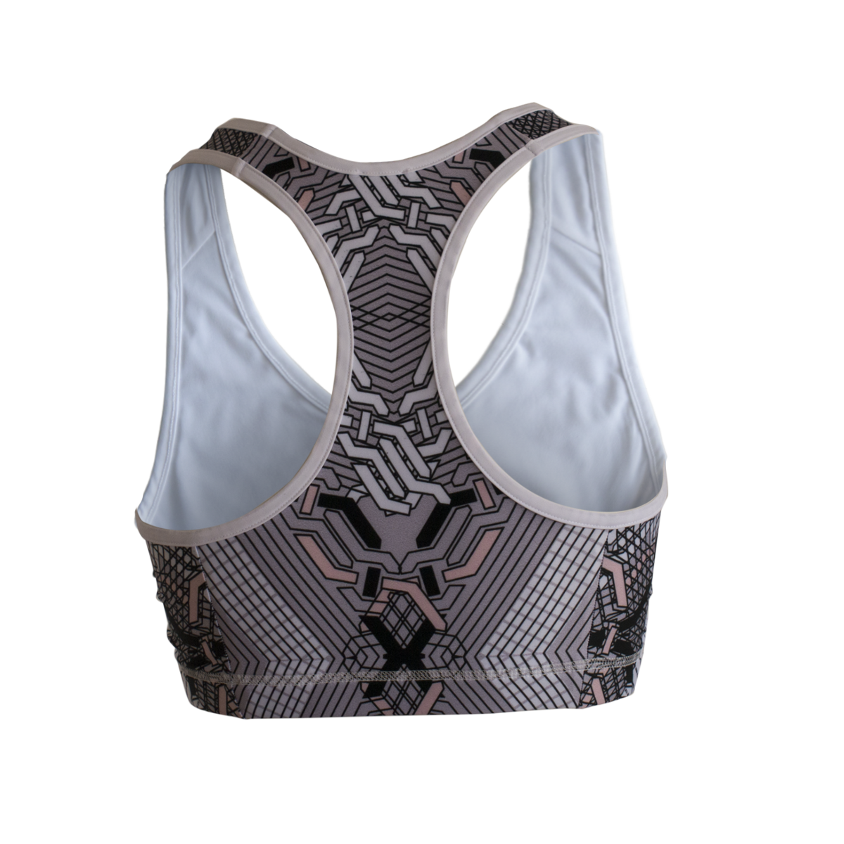 Beige Geometry top