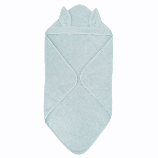 Økologisk babyhåndklæde med hætte Rabbit Safir